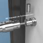 Preview: Fenstersicherung Stange abnehmbar rund - ø 33,7 mm